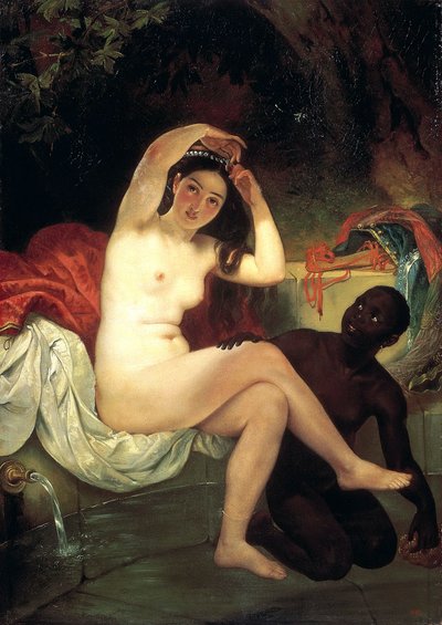 Fürdő Bathsheba, 1832. alkotó: Antonio Molinari