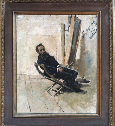 Emilio Sala portréja alkotó: Antonio Munoz Degrain