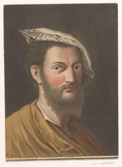 Francesco Primaticcio művész portréja Művészek portréi (sorozat címe) alkotó: Antonio Pazzi