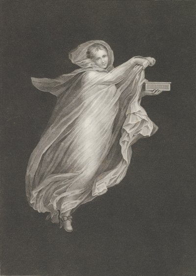 Egy csuklyás kendőt viselő, bal kezében dobozt tartó bacchante, set ag..., kb. 1795-kb. 1820. alkotó: Antonio Ricciani