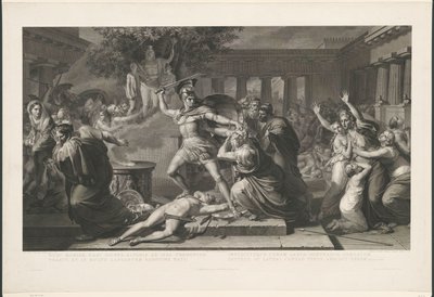 Dood van Priam alkotó: Antonio Ricciani