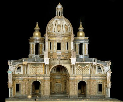 Dalmáciai Szent Izsák katedrális makettje Szentpéterváron, 1767-69 alkotó: Antonio Rinaldi