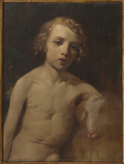 San Giovannino (Infant St. John) (oil on canvas)   1404162   hu       hungarian Successfully Translated  Original: Portret van Elizabeth Leveson-Gower Elizabeth Countess Grovenor (title on object) Translat: Portret van Elizabeth Leveson-Gower Elizabeth Cou alkotó: Antonio Simonazzi
