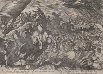 11. tábla: Joshua parancsot ad a Napnak, hogy álljon meg, a 