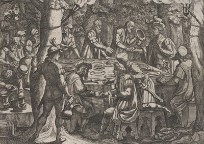 4. tábla: Civilis elmondja a holland véneknek, hogy a romák rabszolgákként kezelik őket..., 1611. alkotó: Antonio Tempesta