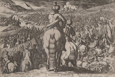 5. tábla: Az etiópok veresége, az Ószövetség csatáiból..., kb. 1590-kb. 1610. alkotó: Antonio Tempesta