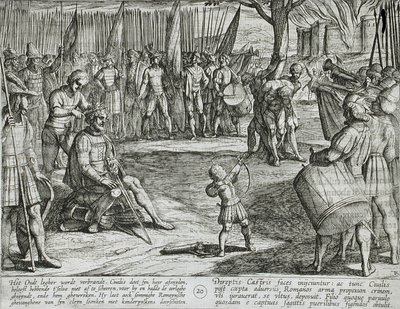 A régi erőd felgyújtása alkotó: Antonio Tempesta
