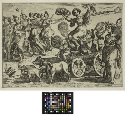 A négy évszak: 1592 tavasz alkotó: Antonio Tempesta