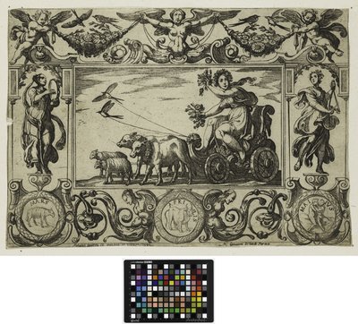 A négy évszak: 1592 tavasz alkotó: Antonio Tempesta