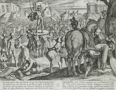 Két legyőzött római egység alkotó: Antonio Tempesta