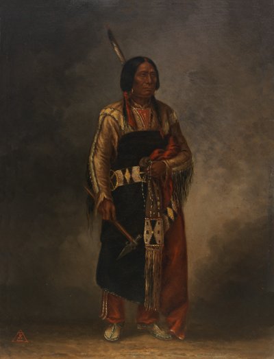 Mak-phe-ah-luta Vörös felhő, kb. 1887. alkotó: Antonio Zeno Shindler