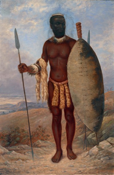 Zulu ember, kb. 1893. alkotó: Antonio Zeno Shindler