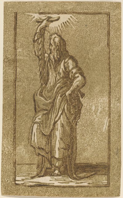 Szent Simon alkotó: Antonio da Trento after Parmigianino