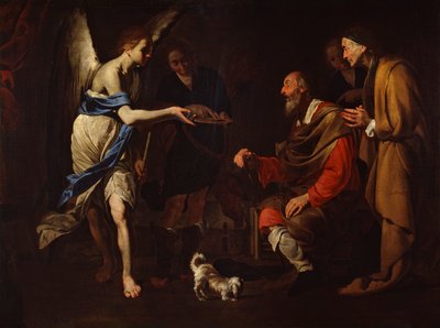 Tóbiás gyógyítása, 1600-50 körül (olaj, vászon) alkotó: Antonio de Bellis