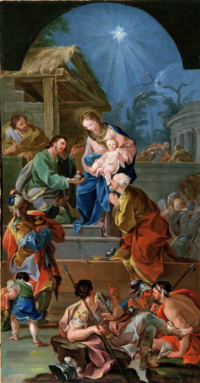 Mágusok imádása, 18. század közepe (lásd 200955) alkotó: Antonio the Elder Gonzalez Velazquez