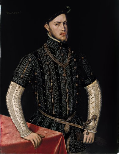 Spanyolul:  Fülöp II portréja: Retrato de Felipe II alkotó: Antonis Mor