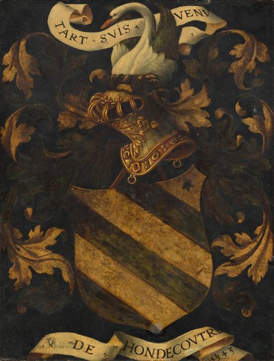 Címeres címer [hátlap], 1543. alkotó: Antwerp 16th Century