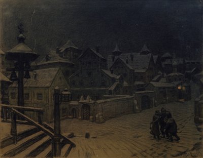Alvó bojárkúriák, 1918 alkotó: Apollinari Mikhailovich Vasnetsov