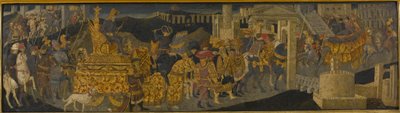 Scipio Africanus diadala (tempera arannyal és ezüsttel a panelen) alkotó: Apollonio (studio of) & Marco del Buono (1402 89)
