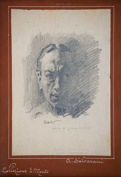 Önarckép (ceruza, papír) alkotó: Arcangelo Salvarani