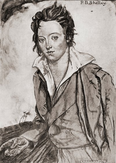 Percy Bysshe Shelley alkotó: Archibald Standish Hartrick