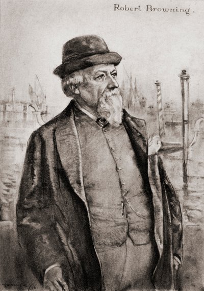 Robert Browning alkotó: Archibald Standish Hartrick