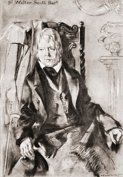 Sir Walter Scott alkotó: Archibald Standish Hartrick