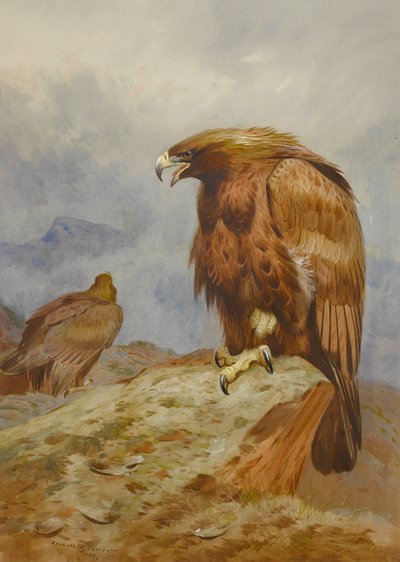 Arany sasok párja alkotó: Archibald Thorburn