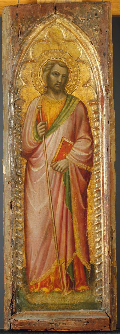 Egy szent, esetleg Nagy Jakab, 1384-85. alkotó: Aretino Luca Spinello or Spinelli