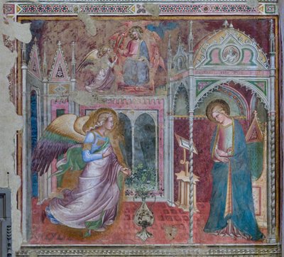 Annunciáció, 14. század vége, 15. század eleje alkotó: Aretino Luca Spinello or Spinelli