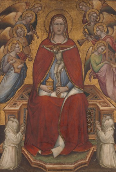 Feszületet tartó Szent Mária Magdolna, 1395-1400 körül alkotó: Aretino Luca Spinello or Spinelli