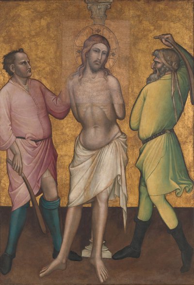 A zászlózás, 1395-1400 körül alkotó: Aretino Luca Spinello or Spinelli