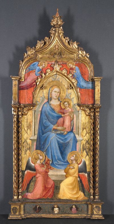 Szűz és gyermek az angyalokkal, 1405. alkotó: Aretino Luca Spinello or Spinelli
