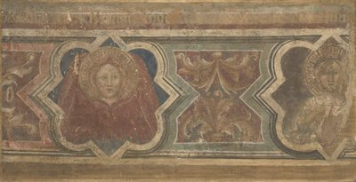 Díszítő szegély, 1390 körül alkotó: Aretino Spinello