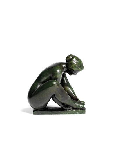 Guggoló Lány, Aki Egy Lábát tartja alkotó: Aristide Maillol