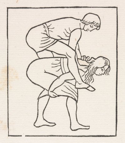 Daphnis és Chloe: Daphnis az almát Chloe keblébe teszi alkotó: Aristide Maillol