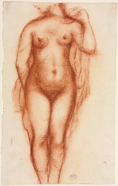 Nackte Frau stehend alkotó: Aristide Maillol