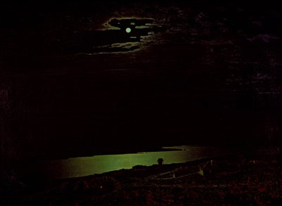 Holdfényes éjszaka a Dnyeprnél, 1882 alkotó: Arkhip Ivanovich Kuindzhi