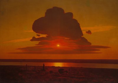 Vörös naplemente a Dnyeperen, 1905-8. alkotó: Arkhip Ivanovich Kuindzhi