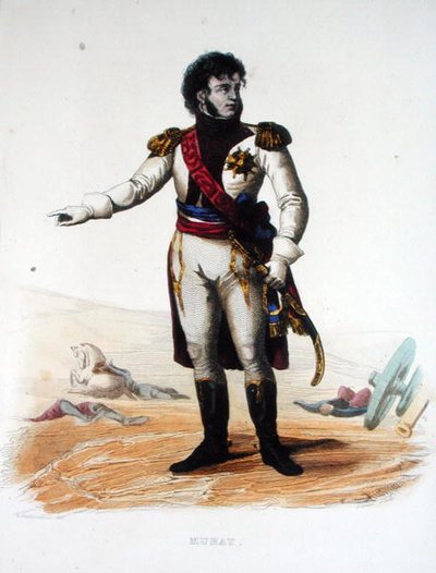 Joachim Murat (kb.1767-1815) portréja, E. Mennechet „Le Plutarque Francais” című művéből alkotó: Armand (after) Guilleminot
