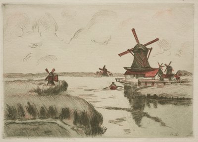 Kilátás Saardam felől alkotó: Armand Guillaumin