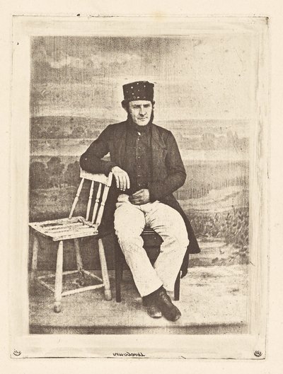 [Egy férfi portréja] alkotó: Armand Hippolyte Louis Fizeau