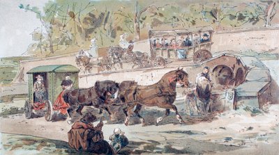 17. századi közlekedési jelenet alkotó: Armand Jean Heins