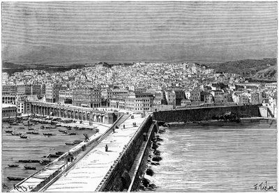 Algír, Algéria, c1890. alkotó: Armand Kohl