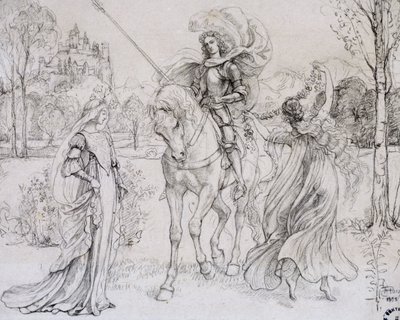 A lovag köszöntése, c1880-1932 alkotó: Armand Point