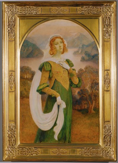 Princess (tempera, fa) alkotó: Armand Point