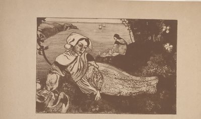 La Primavera (tavasz) 1894 (cinkográf) alkotó: Armand Séguin