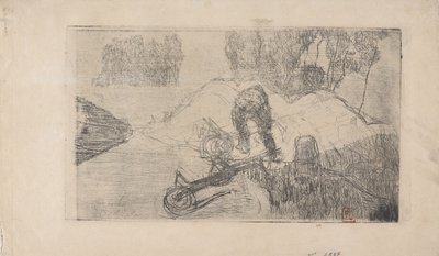 Le Debardeur (A Stevadore) 1893 (rézkarc) alkotó: Armand Séguin