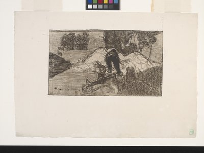 Le Debardeur (The Stevedore) (rézkarc) alkotó: Armand Séguin