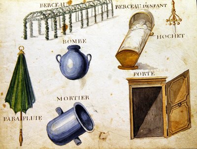 Illusztrációk a Charles Plante Fine Arts által kiadott "A French Alphabet Book of 1814" című könyvből. alkotó: Arnaud de Beauregard
